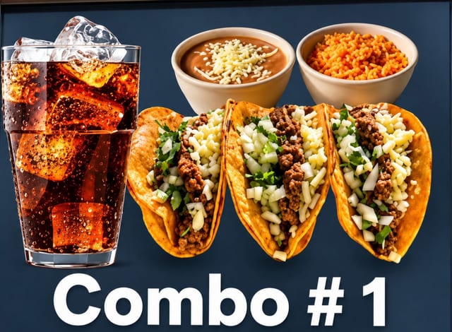 #1 Corn Tacos.