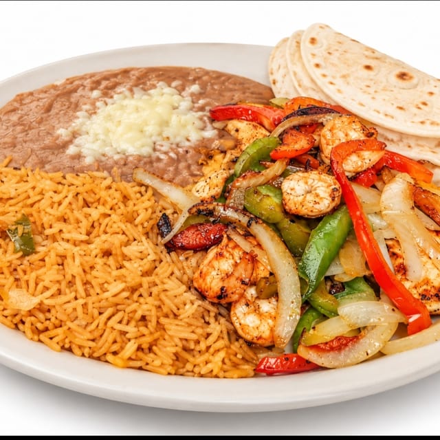 Pollo con Camarones.