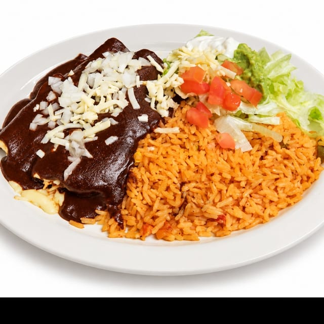 Enchiladas Poblanas.