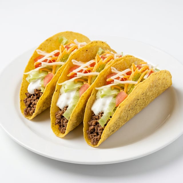 #8 Hard Shell Taco Supremes.