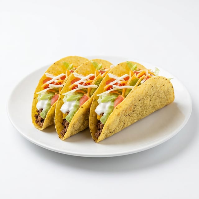 #8 Hard Shell Taco Supremes.