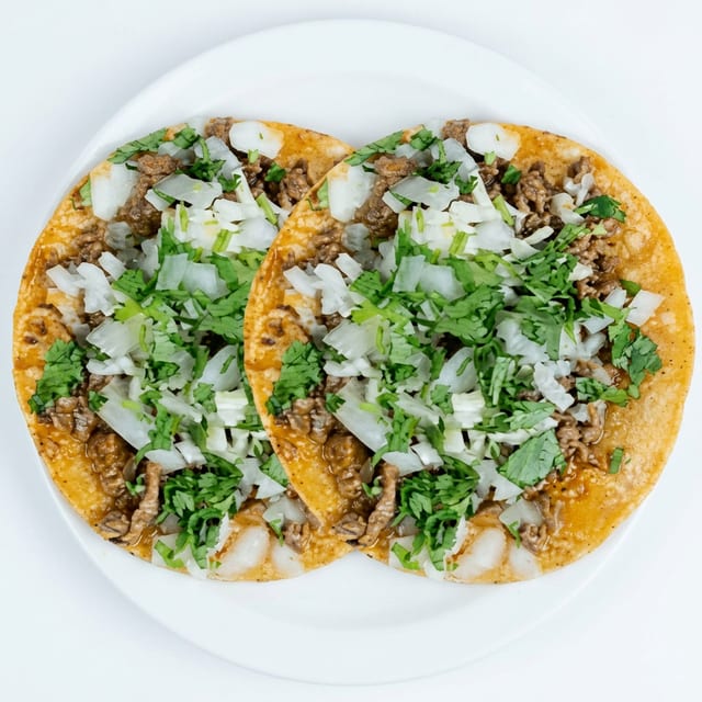 #9 Flour Shrimp Tacos.