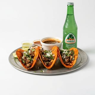 #6 Red Queso Tacos